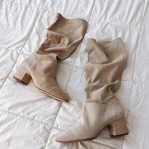 Zara sz 40 suede Tan Women's Boots